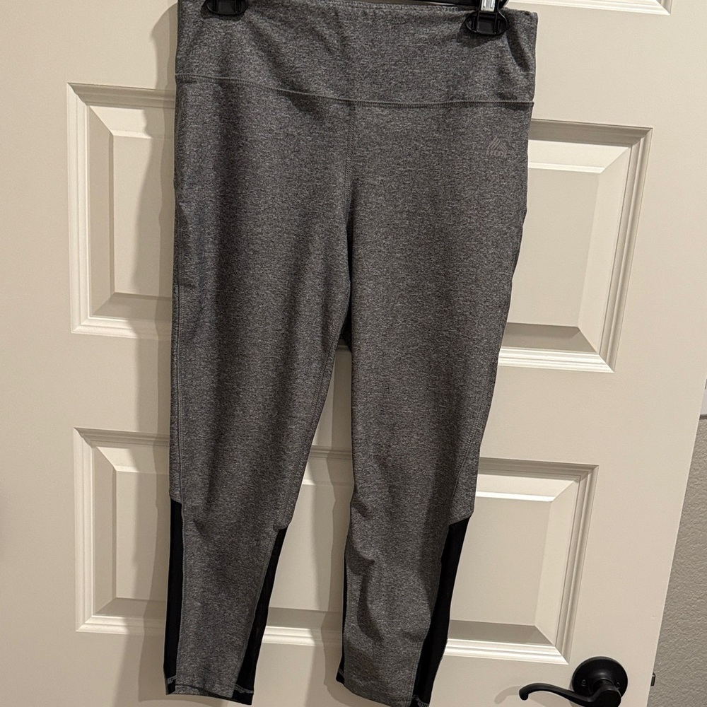 RBX Gray and Black Leggings
